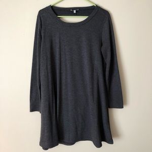 Charlotte Russe Gray dress with key hole back